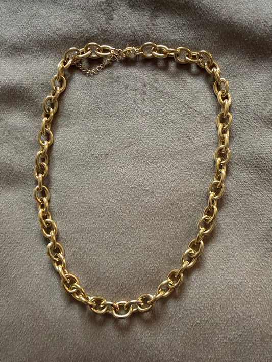 Schakel Ketting Goudkleurig Stainless Steel – Dames Ketting 40-45 cm