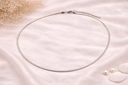 Snake Ketting 3mm Zilverkleurig Stainless Steel – Dames Ketting 40-45 cm