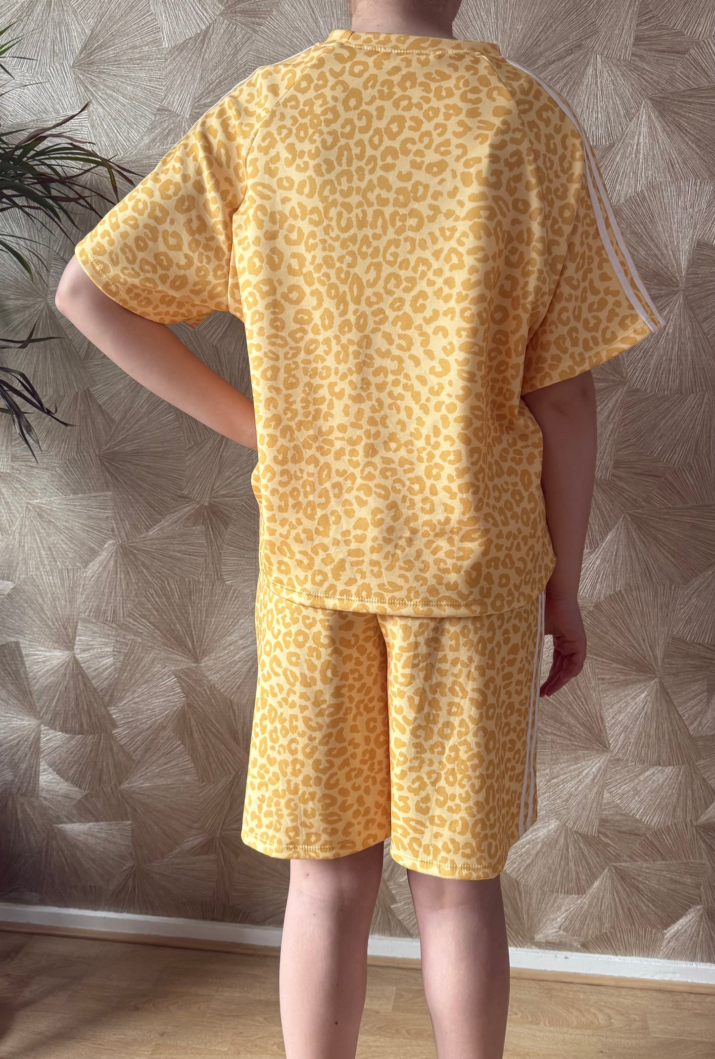 Leopard Set Geel – One Size (36-42) Zomerse Musthave