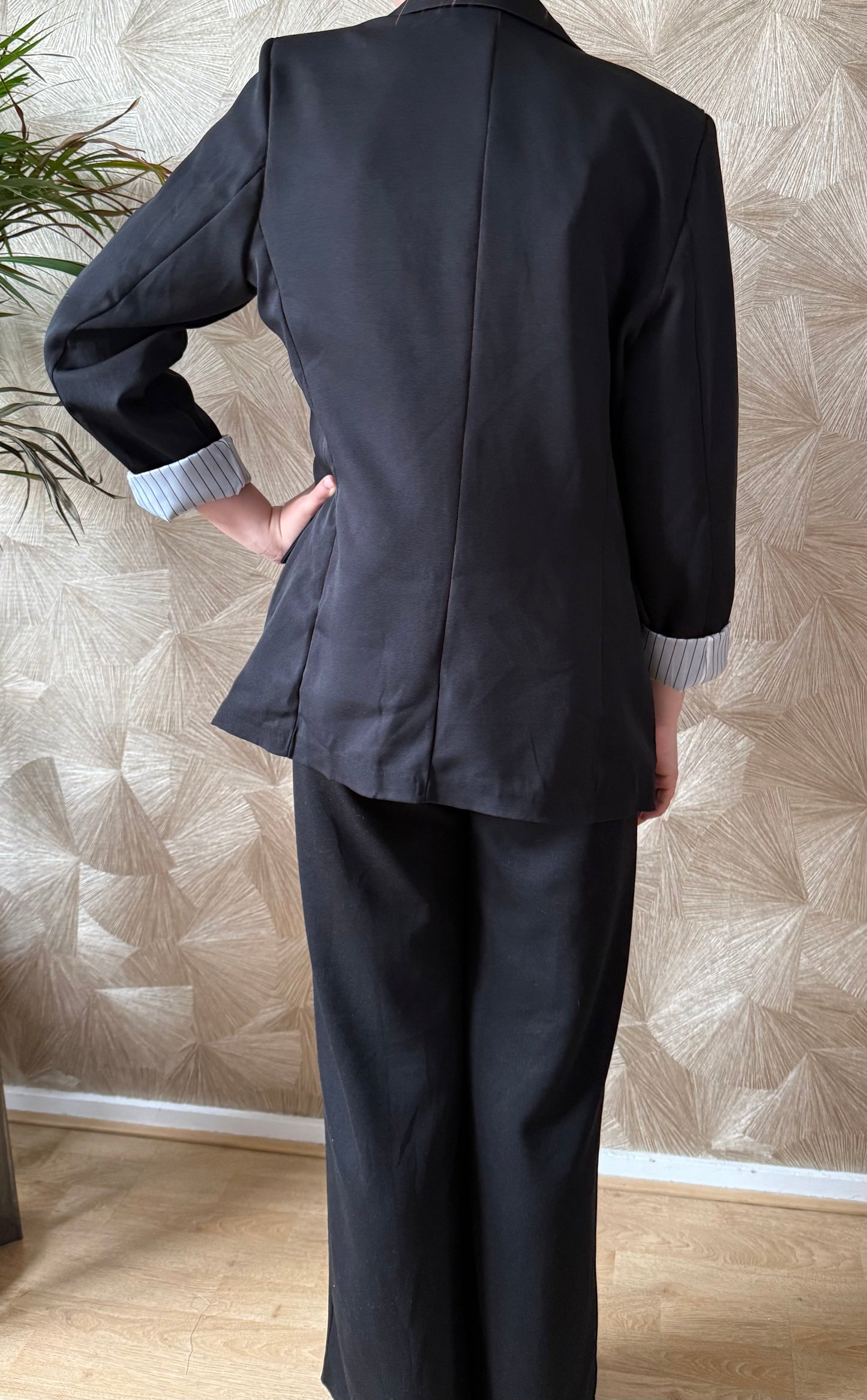 Luxe Blazer Zwart – One Size (36-42) Tijdloze Blazer