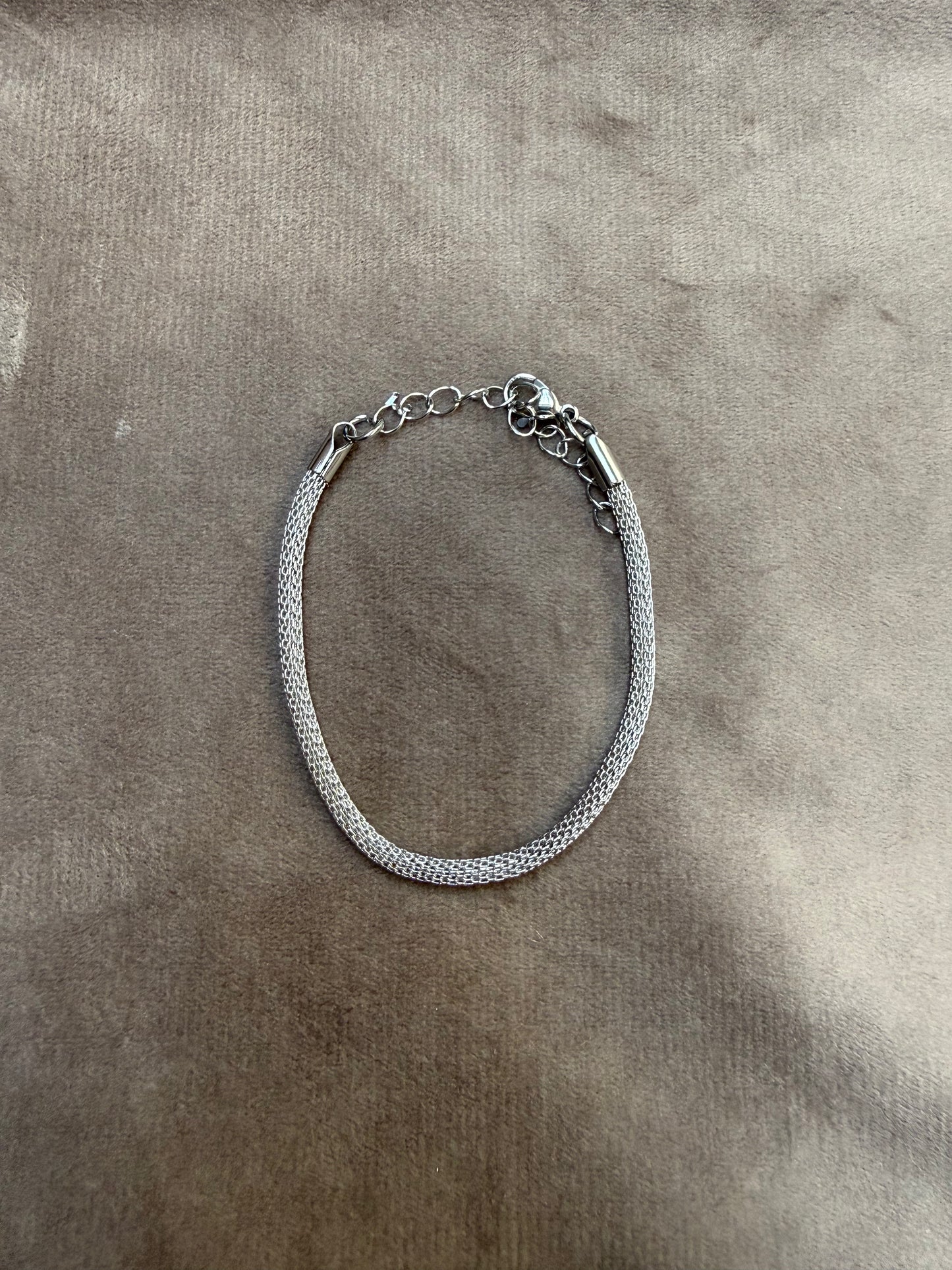 Stainless Steel Armband Zilver Fijne Schakel 17-21 cm – Verstelbaar Waterproof