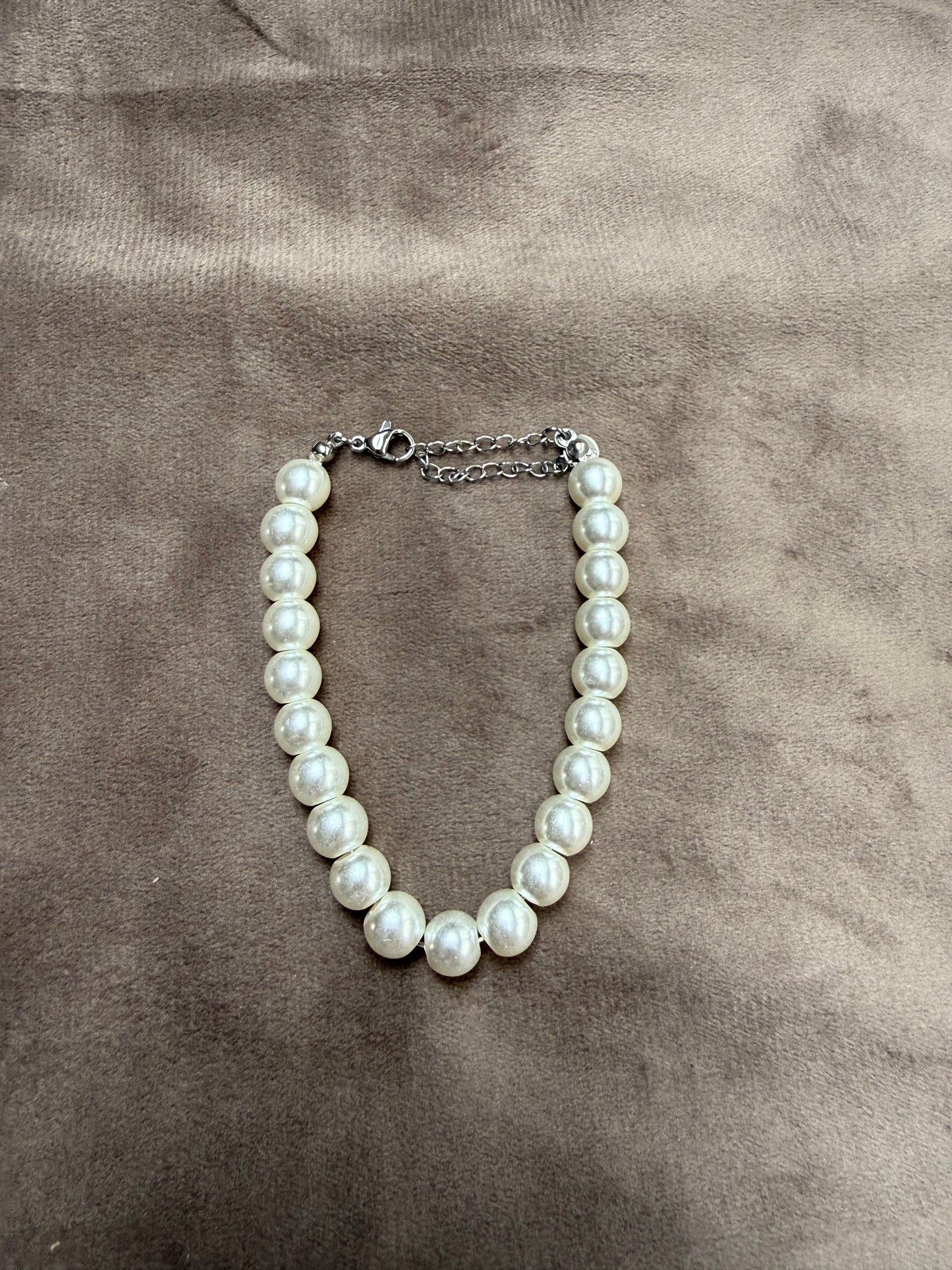 Stainless Steel Parel Armband 17-21 cm Zilverkleurig – Klassieke Dames Armband By Jule Sieraden