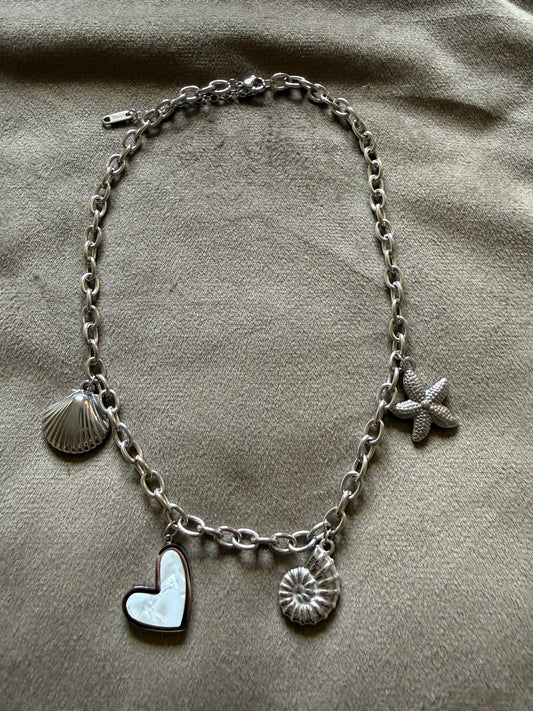 Bedel Ketting Zilverkleurig Stainless Steel – Charm Ketting 40-45 cm