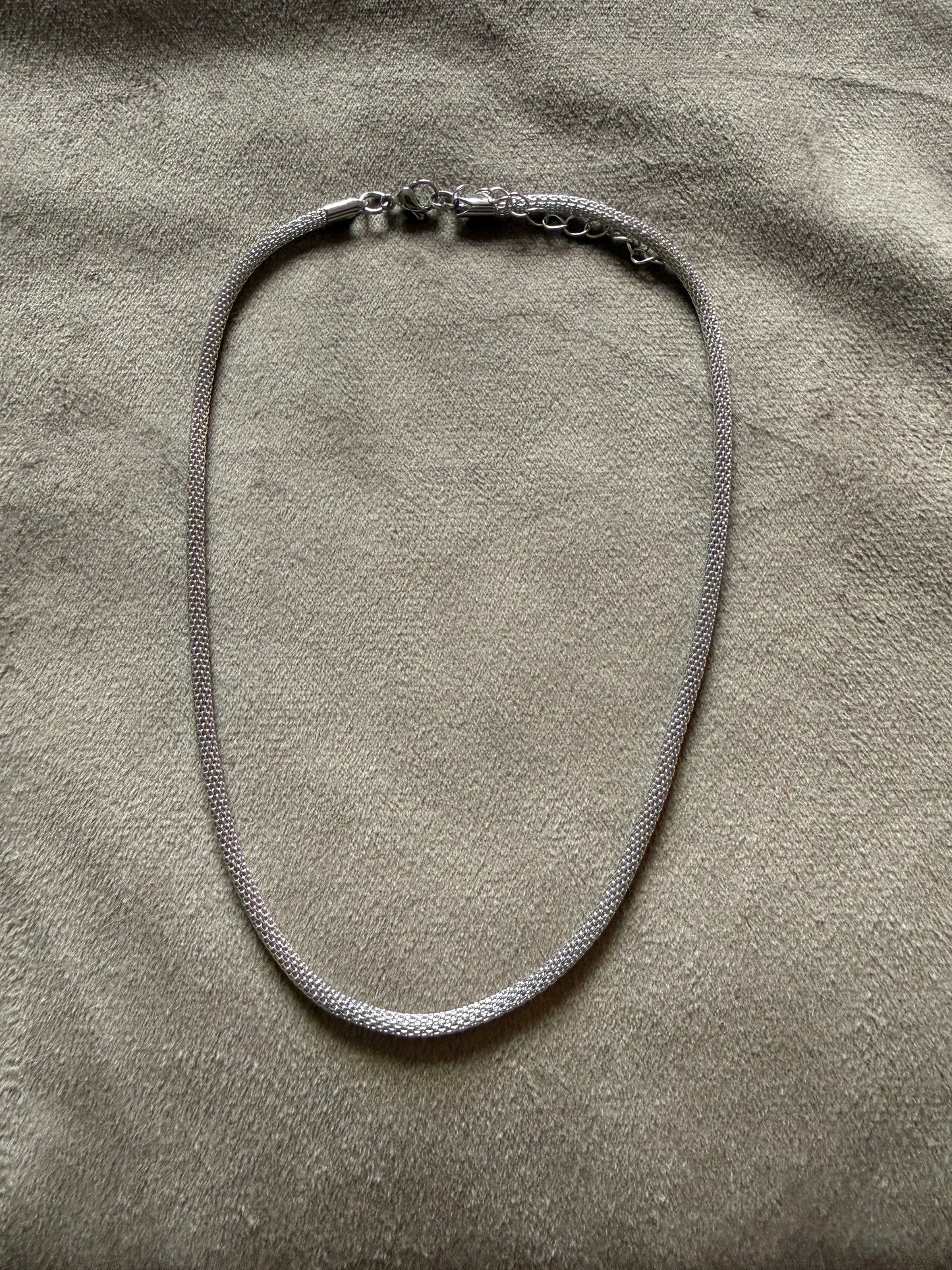 Zilverkleurige Ketting Stainless Steel – Dames Ketting 40-45 cm