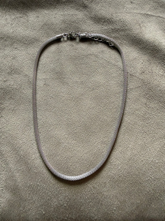 Zilverkleurige Ketting Stainless Steel – Dames Ketting 40-45 cm