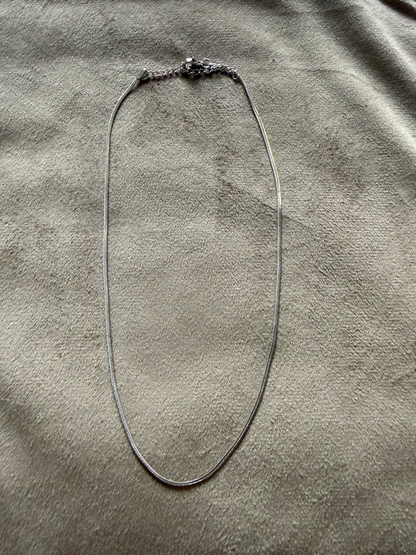 Snake Ketting 3mm Zilverkleurig Stainless Steel – Dames Ketting 40-45 cm