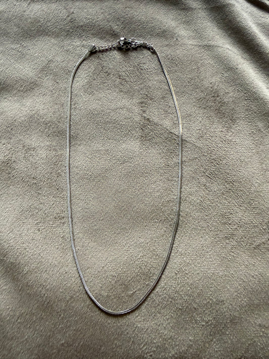 Snake Ketting 3mm Zilverkleurig Stainless Steel – Dames Ketting 40-45 cm