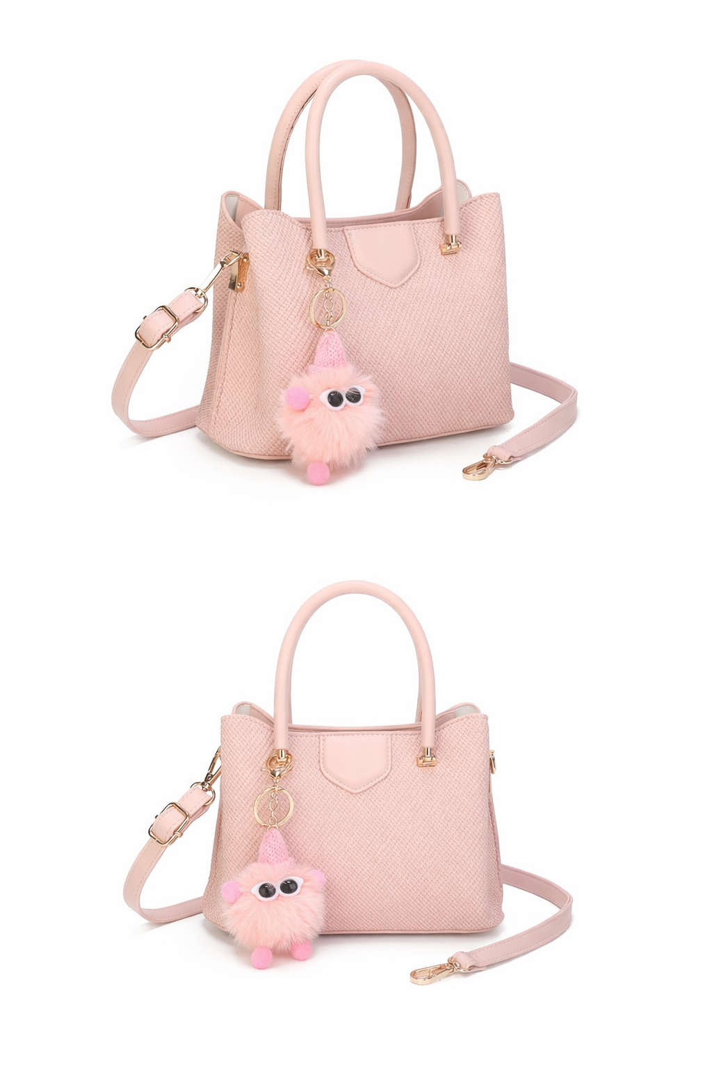 Roze Crossbody Tas Met Meerdere Vakken – Elegant & Compact | By Jule Sieraden