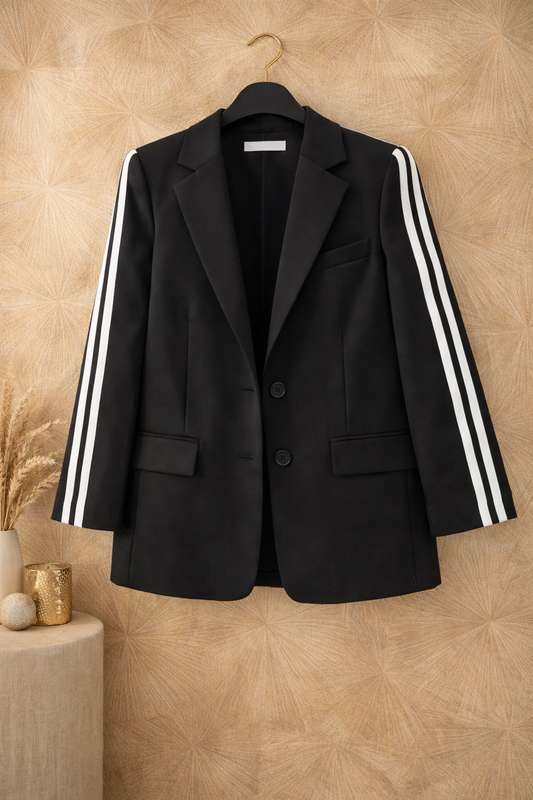 By Jule Sieraden Sporty Chic Blazer Zwart – Maat 36-42 🖤