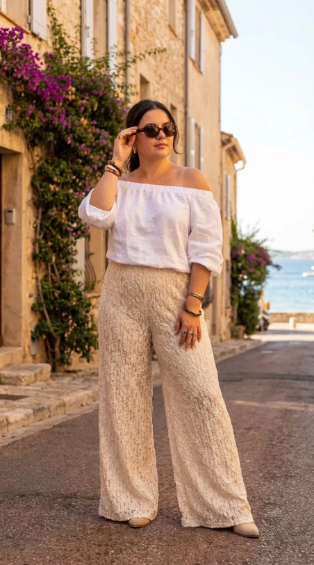 Lace Palazzo Broek | By Jule Curve 💗 | 42-48